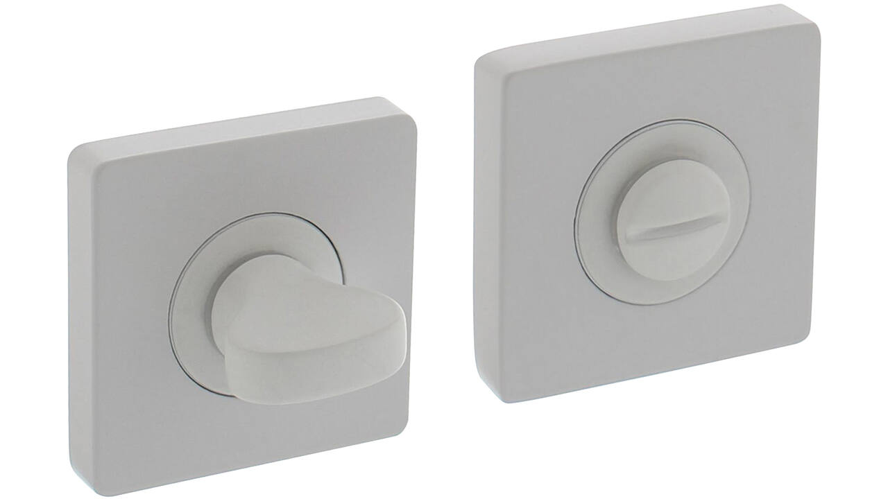 WC-sluiting verdekt 55x55x10mm met nokken en stift 8x8mm wit