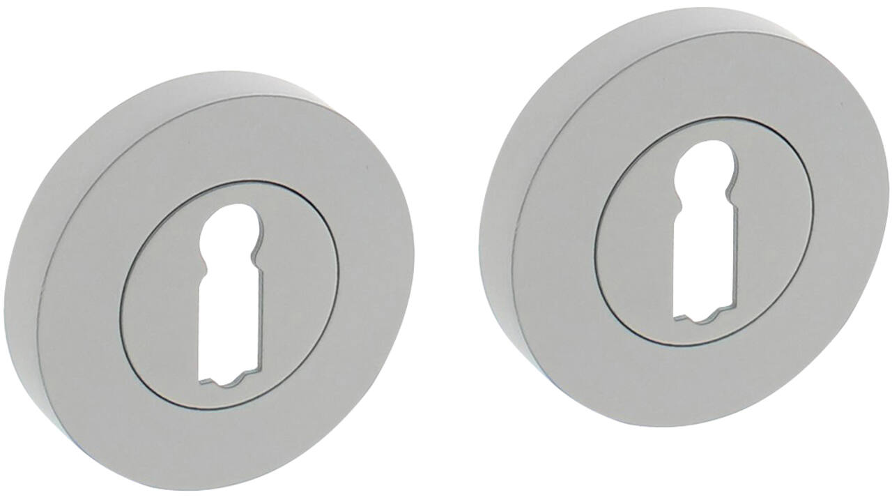 Sleutelrozetten verdekt ø52x10mm met nokken wit