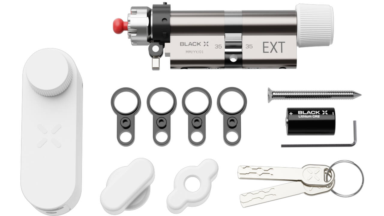 Black X Smart Lock 35/35mm - 45/45mm wit