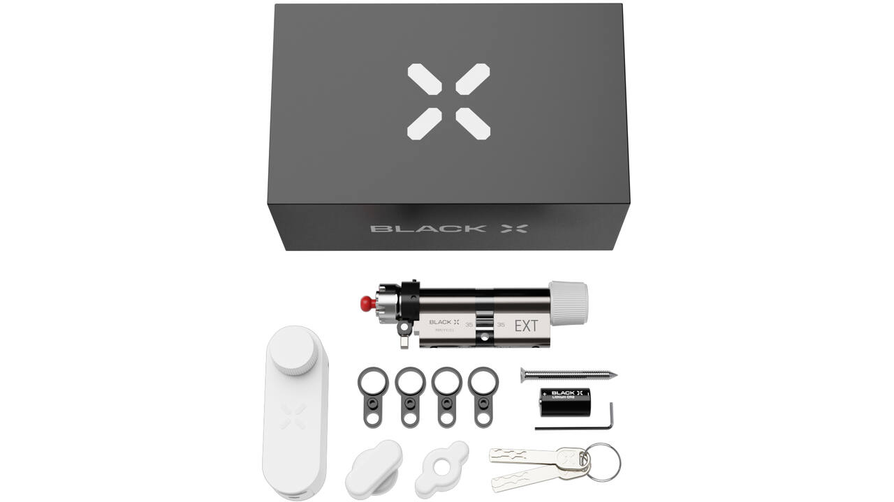 Black X Smart Lock 35/35mm - 45/45mm wit