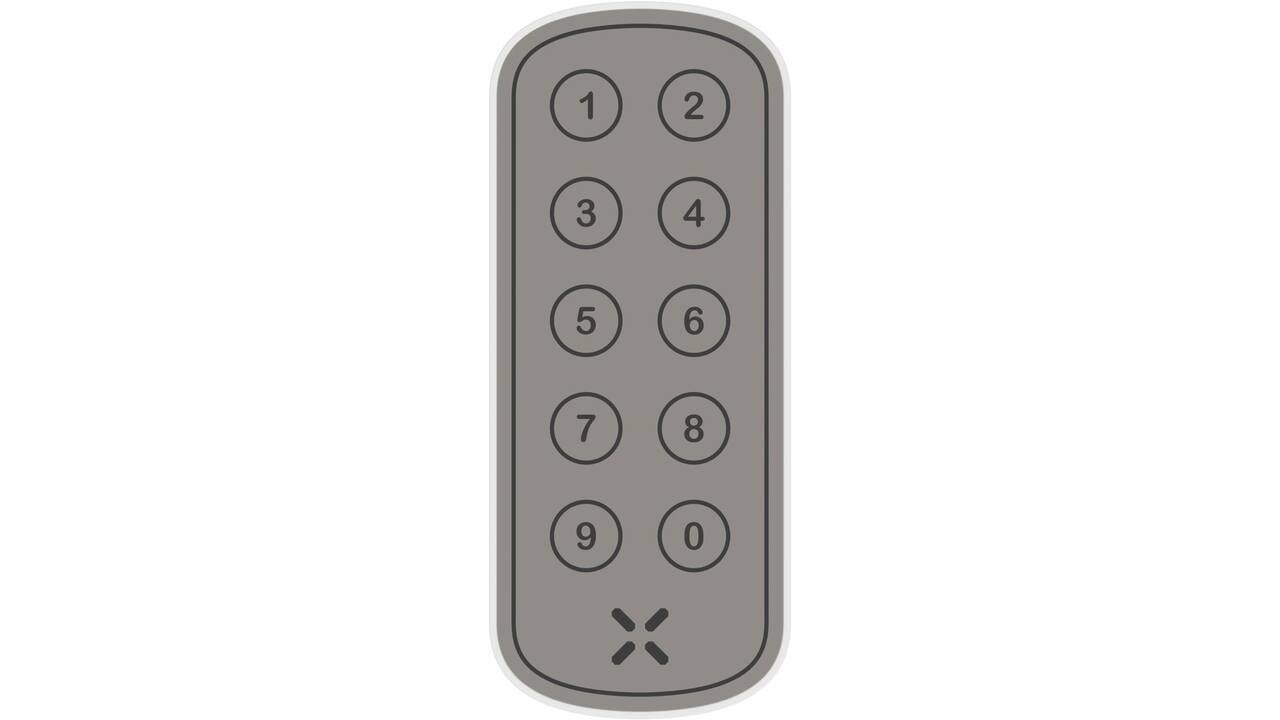 Black X xPad ovaal 100x42mm wit
