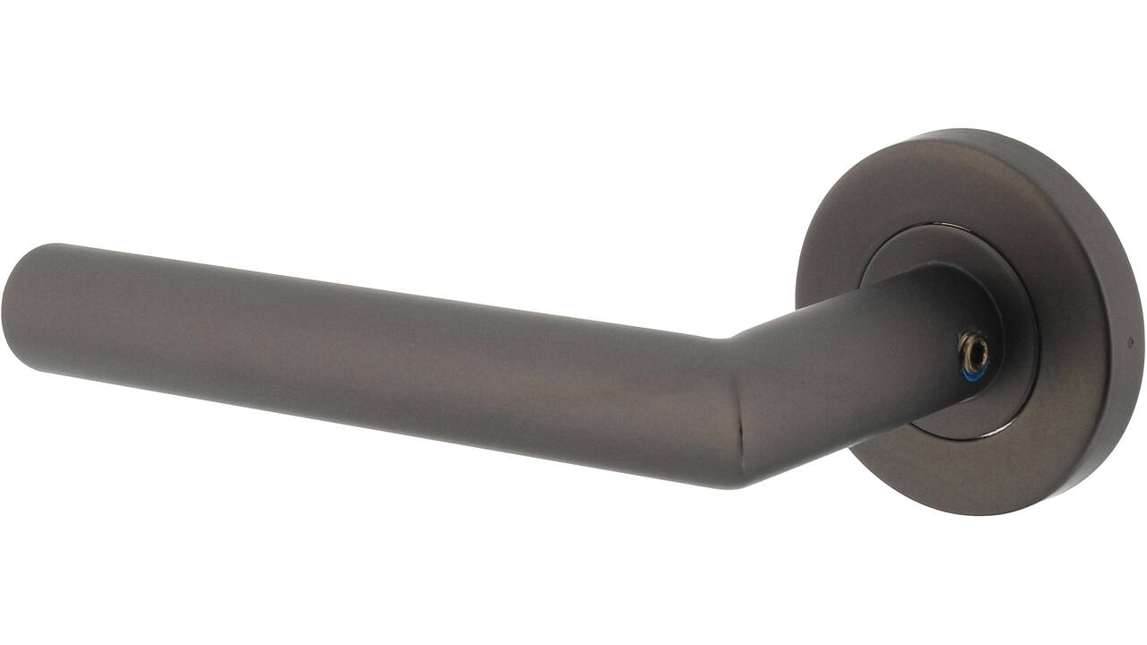 Gatdeel links Jura op rozet verdekt ø53x8mm met nokken antraciet grijs