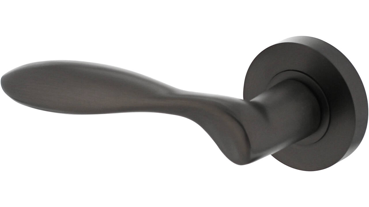 Gatdeel links George op rozet verdekt ø52x10mm met nokken antraciet grijs