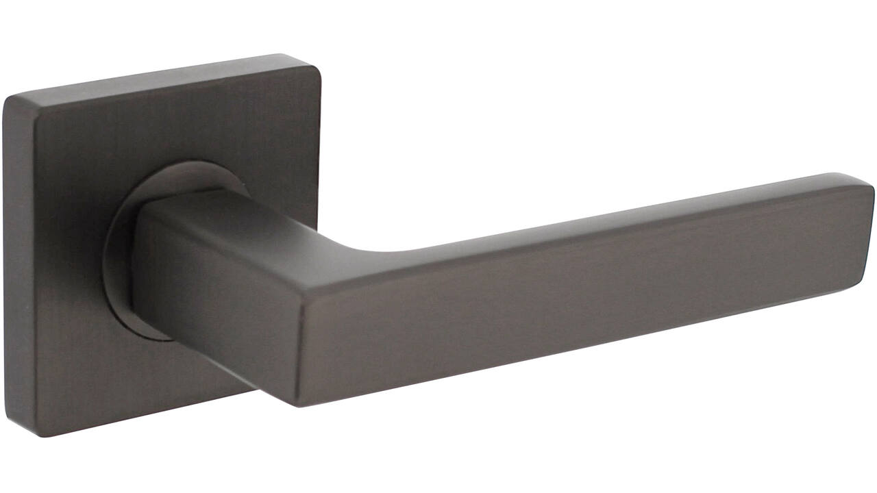 Gatdeel rechts Hera op rozet verdekt 55x55x10mm met nokken antraciet grijs