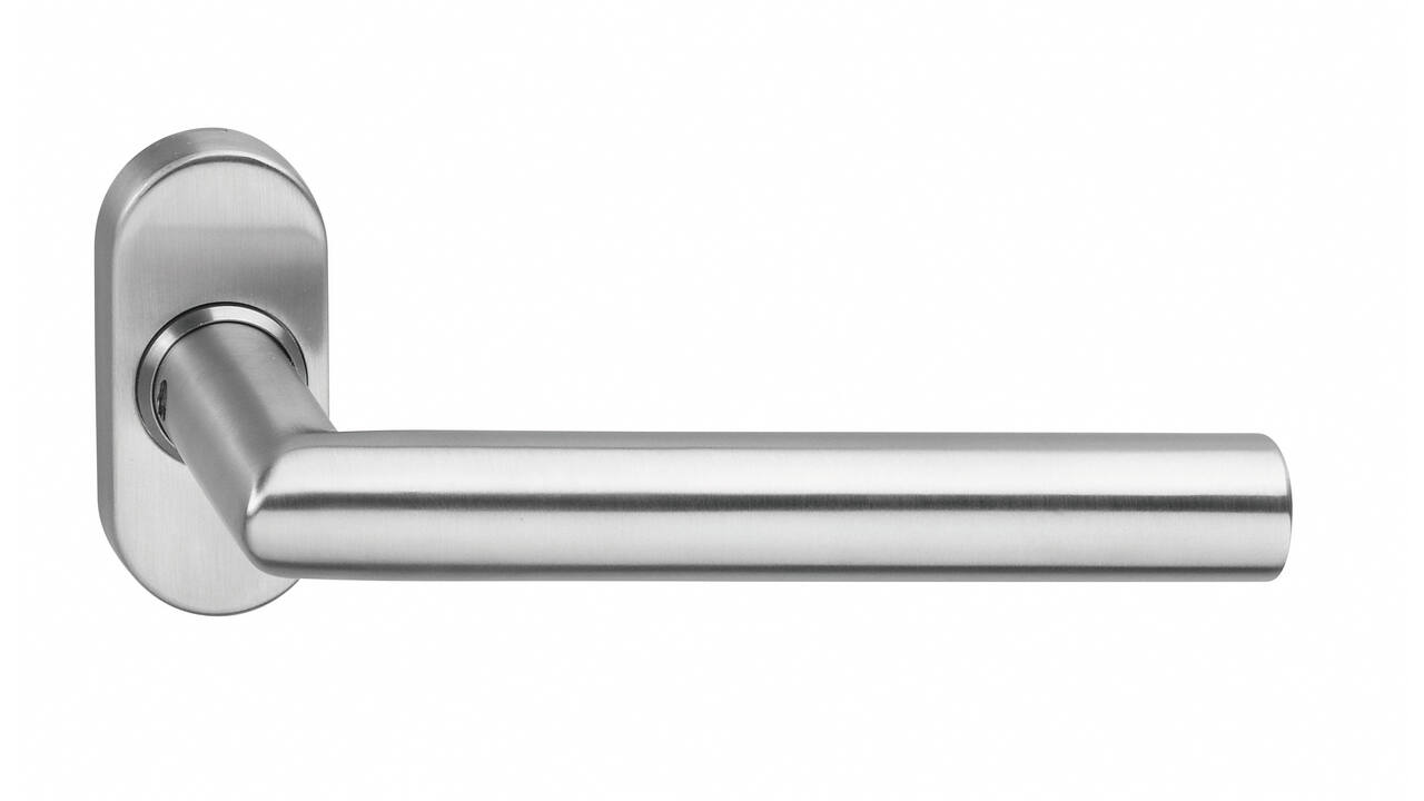 Gatdeel Jura op rozet verdekt ovaal 65x30x10mm rvs