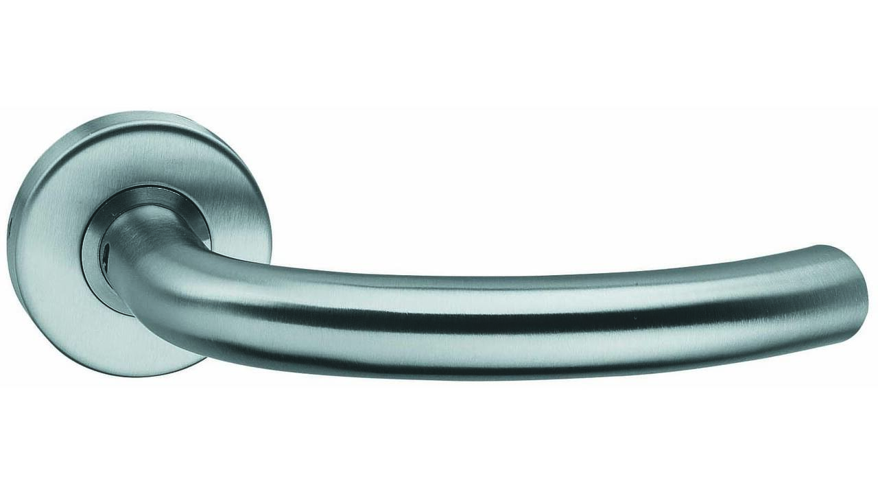 Gatdeel Half rond op rozet verdekt ø53x10mm rvs