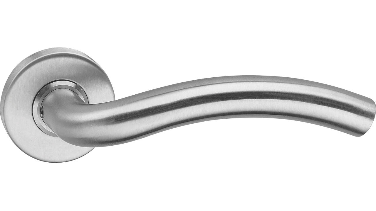 Gatdeel rechts Lisa op rozet verdekt ø53x10mm rvs