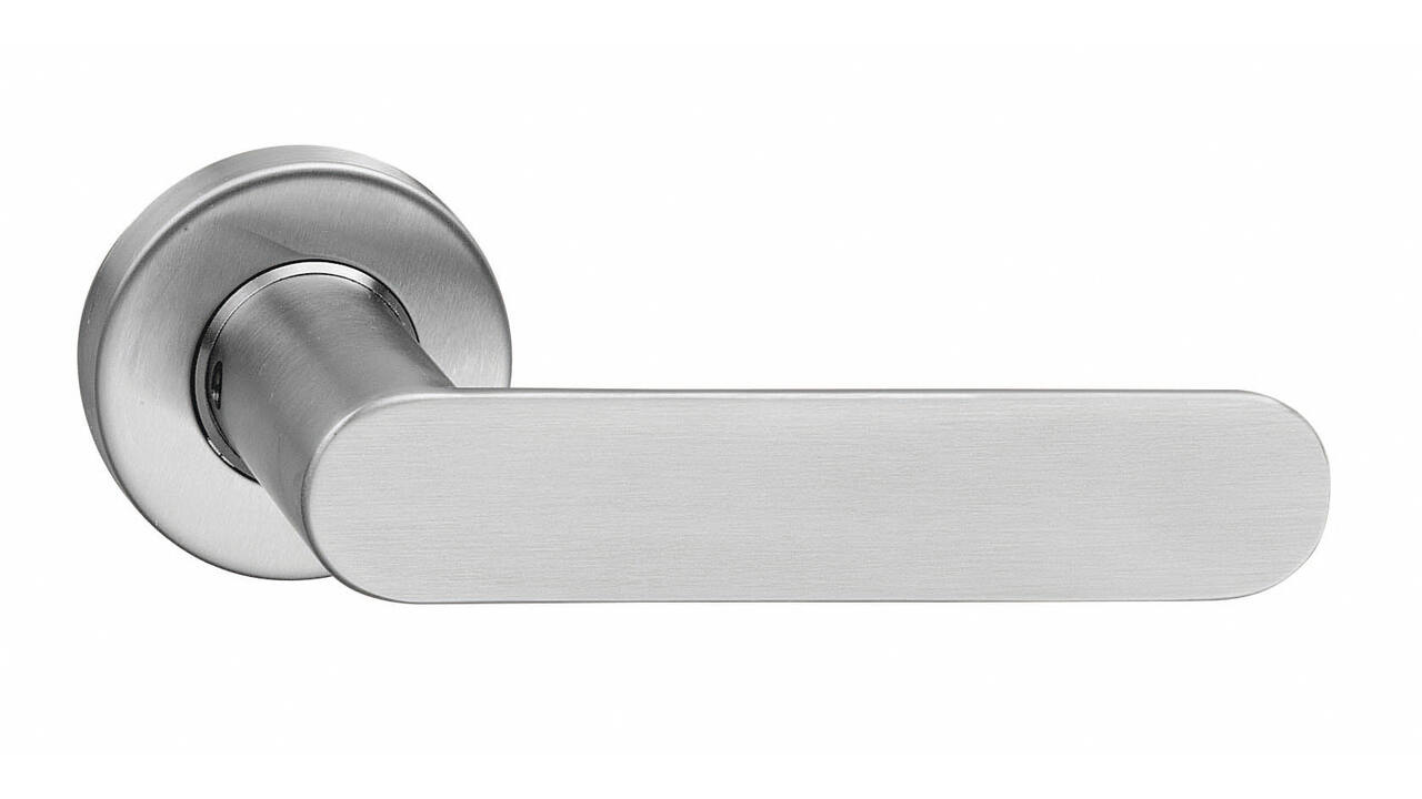 Deurkruk Strak elegant op rozet verdekt ø53x10mm rvs