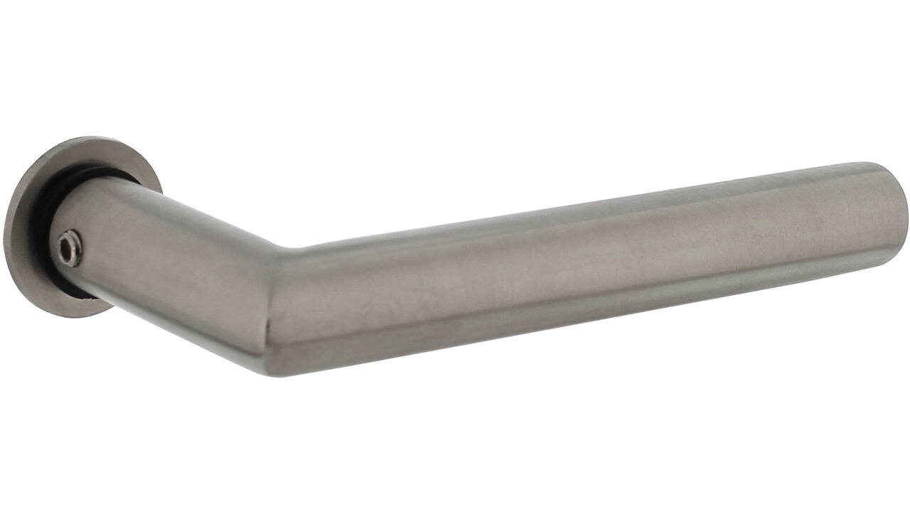 Deurkruk Jura met rozet zelfklevend ø30x3mm rvs