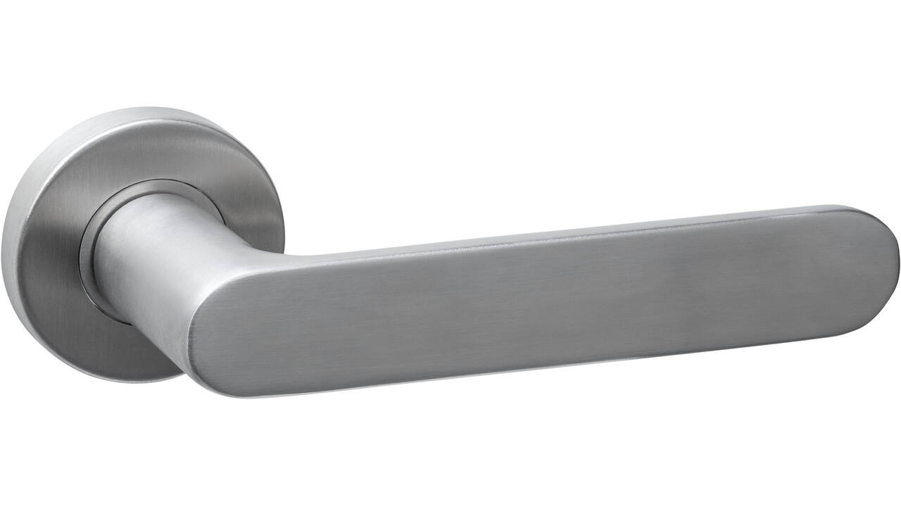 Deurkruk Sora basic op rozet verdekt ø53x10mm rvs