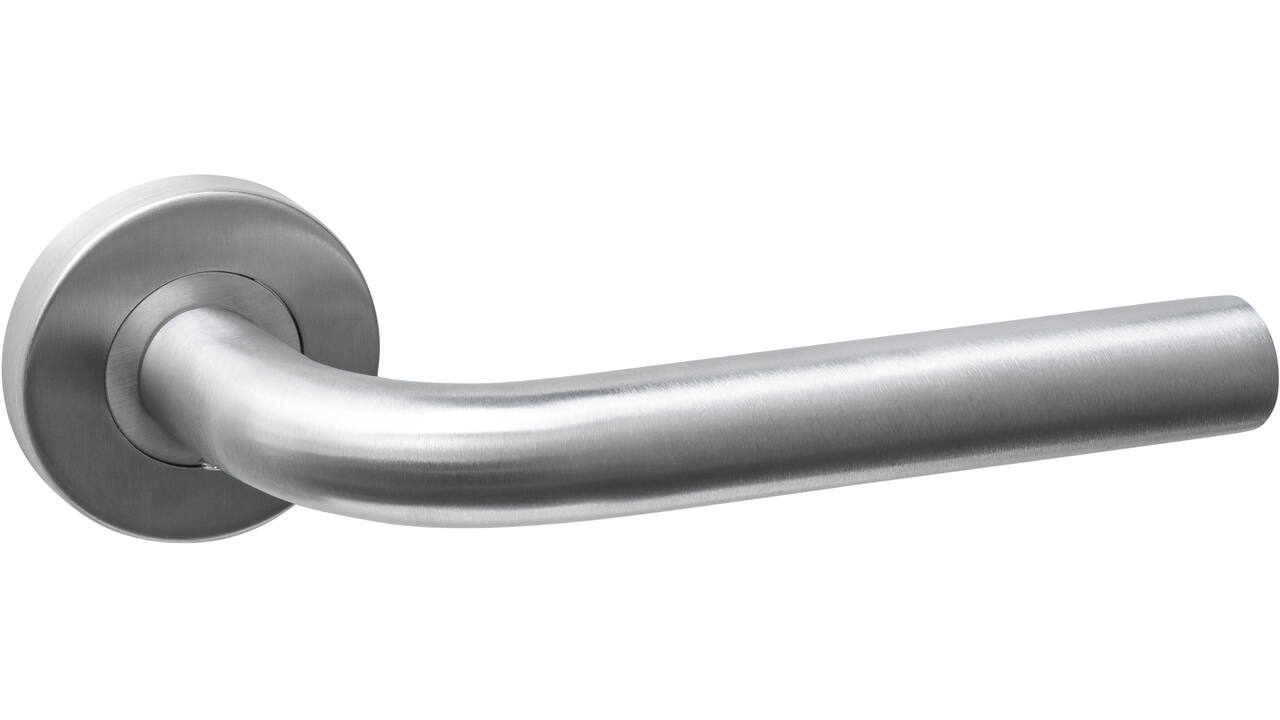 Deurkruk Luzern basic op rozet verdekt ø53x10mm rvs