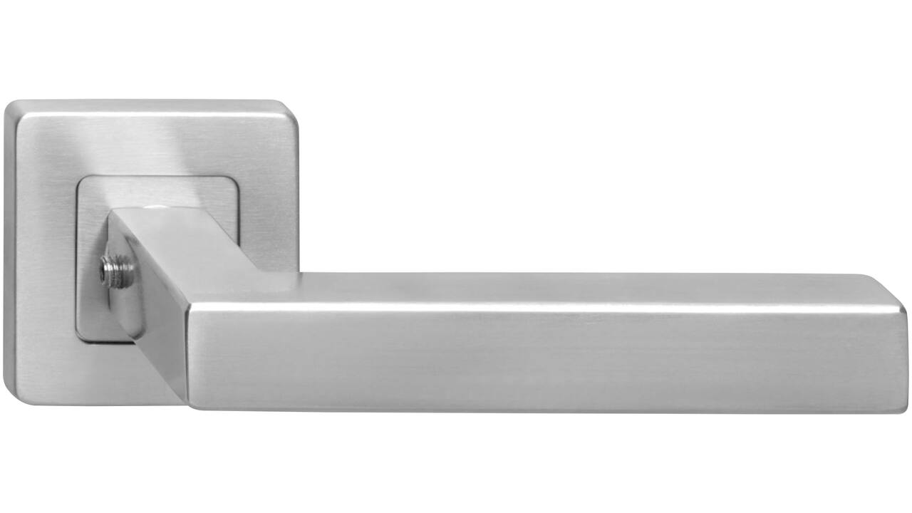 Gatdeel Vierkant op rozet verdekt 53x53x8mm met nokken rvs