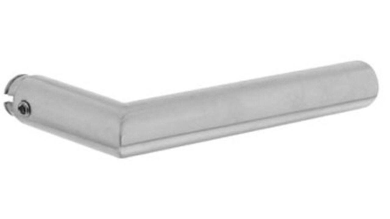 Deurkruk Jura met korte insert rvs