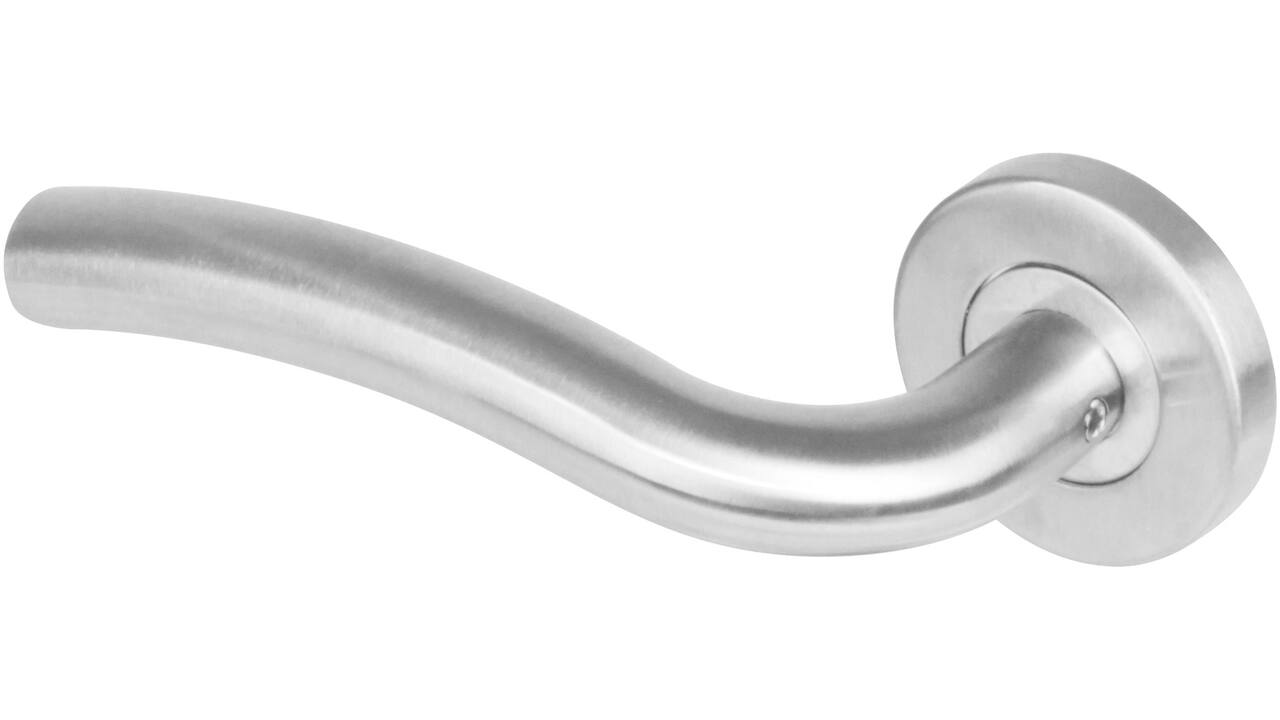 Gatdeel links Lisa op rozet verdekt ø53x8mm met nokken EN1906/4 rvs