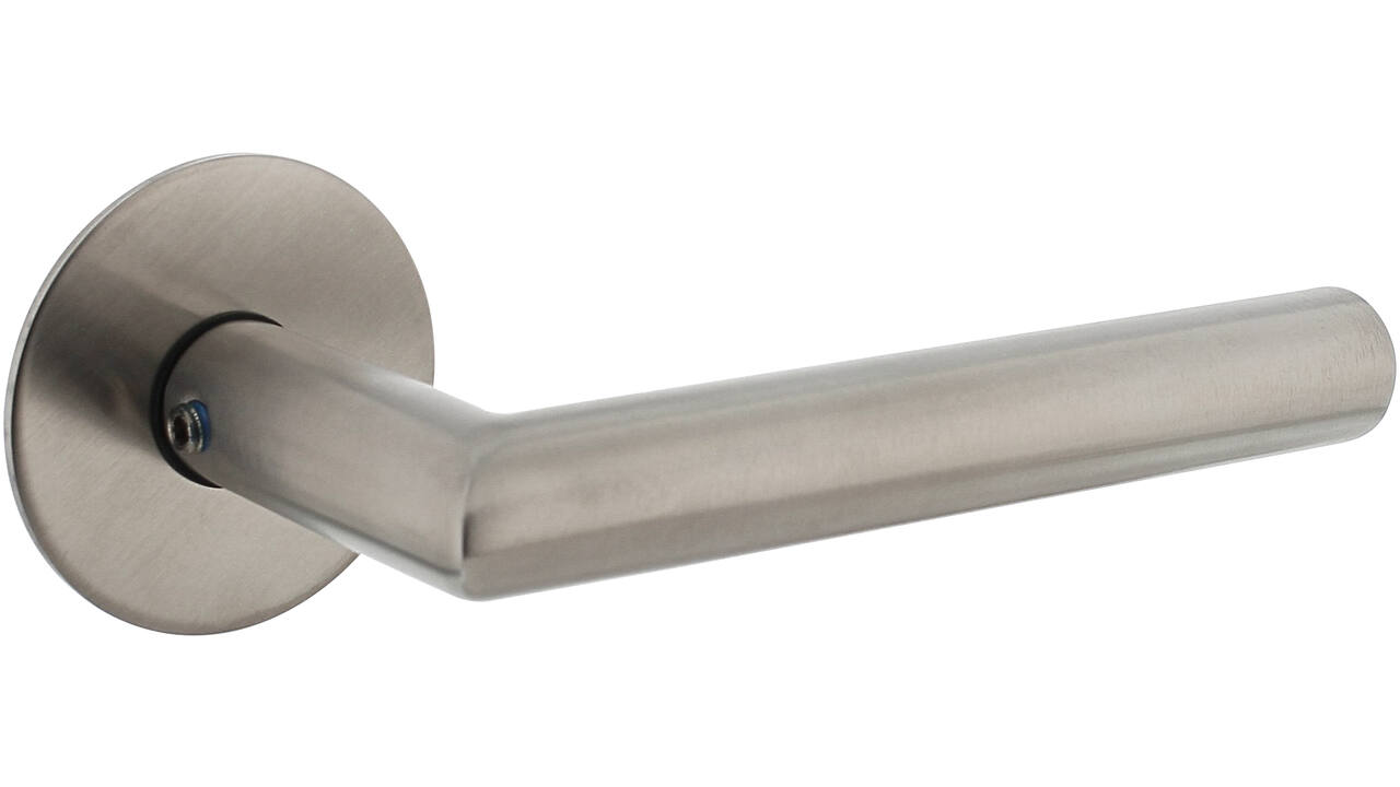 Deurkruk Jura met rozet zelfklevend ø55x2mm rvs