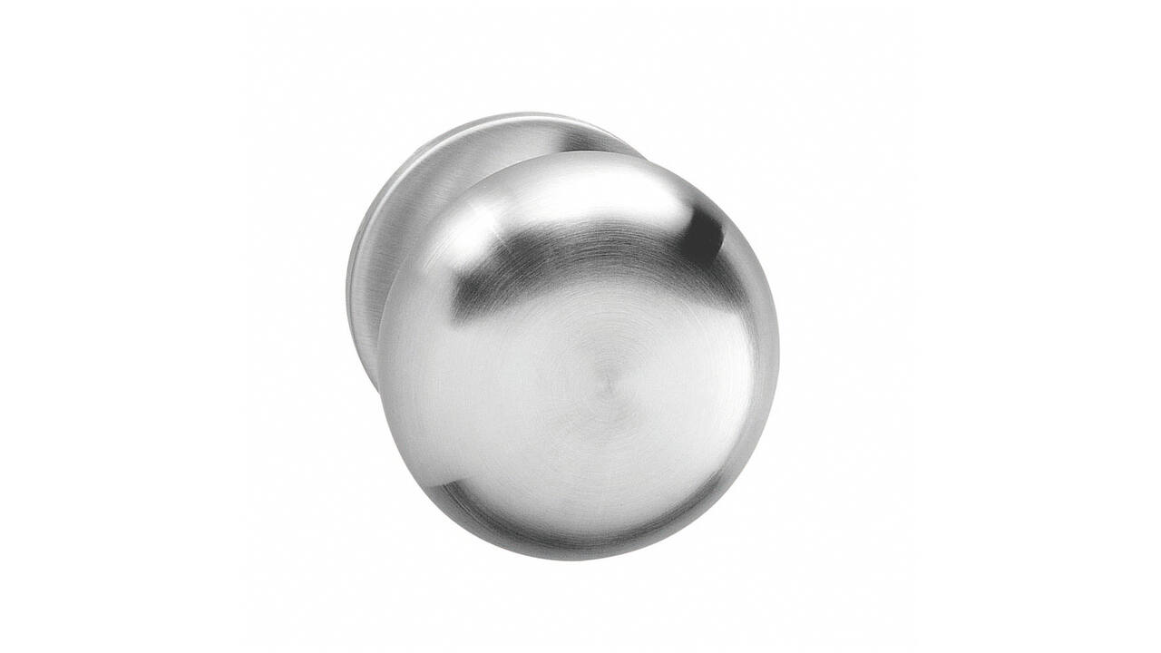 Knoprozet verdekt ø53x5mm met nokken en vaste knop paddenstoel rvs