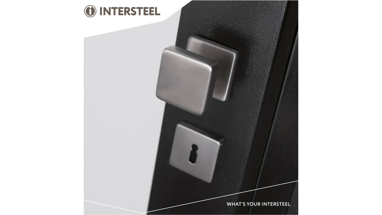 Knoprozet verdekt 53x53x8mm met nokken en vaste knop vierkant met wisselstift rvs