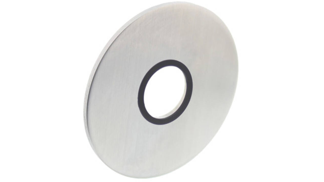Rozetten zelfklevend ø55x2mm rvs