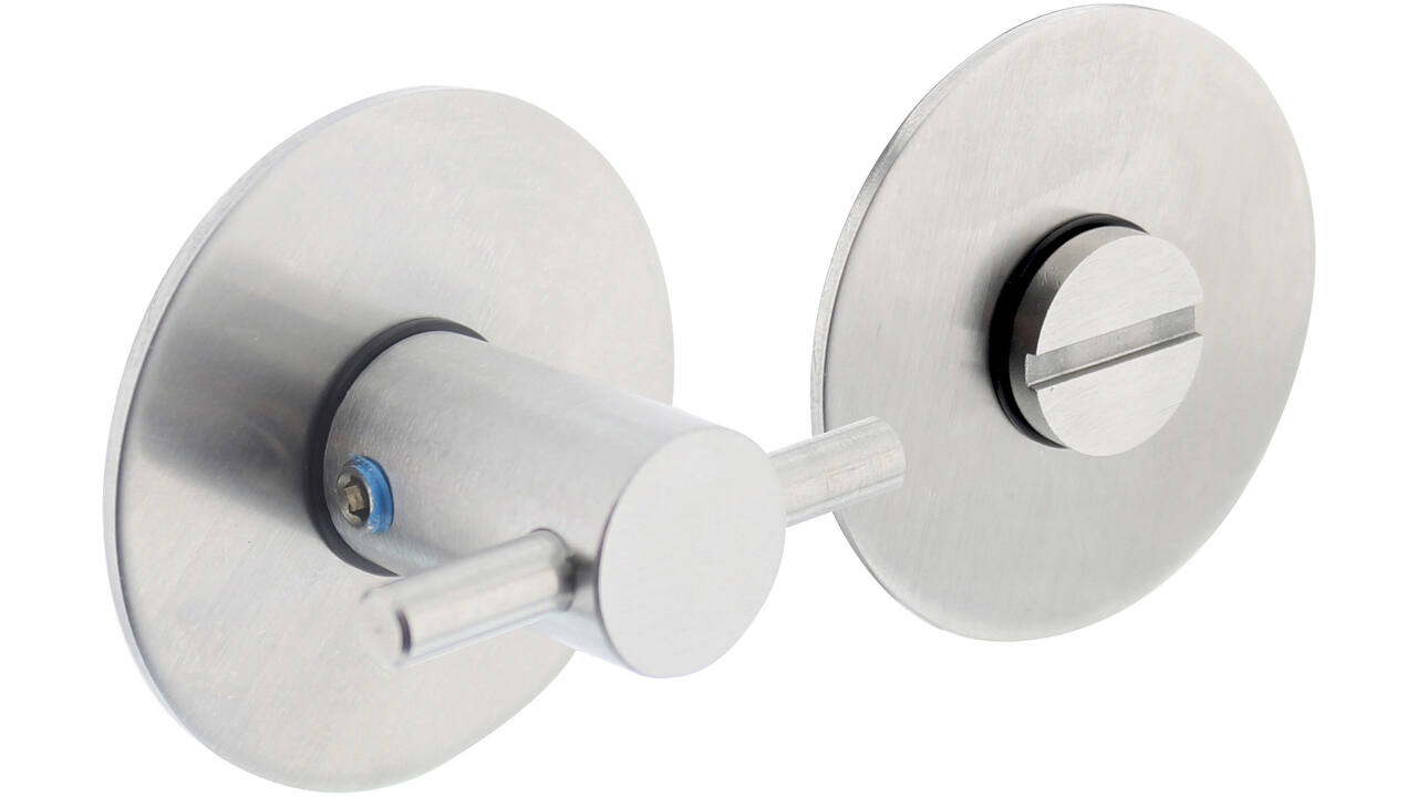 WC-sluiting zelfklevend ø55x2mm met stift 8x8mm rvs