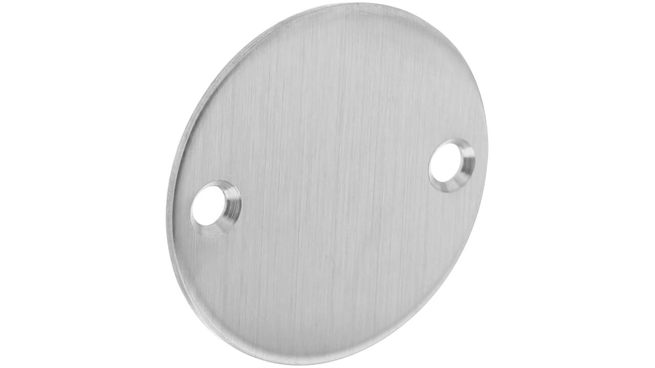 Afdekrozet Ø51x2mm rvs