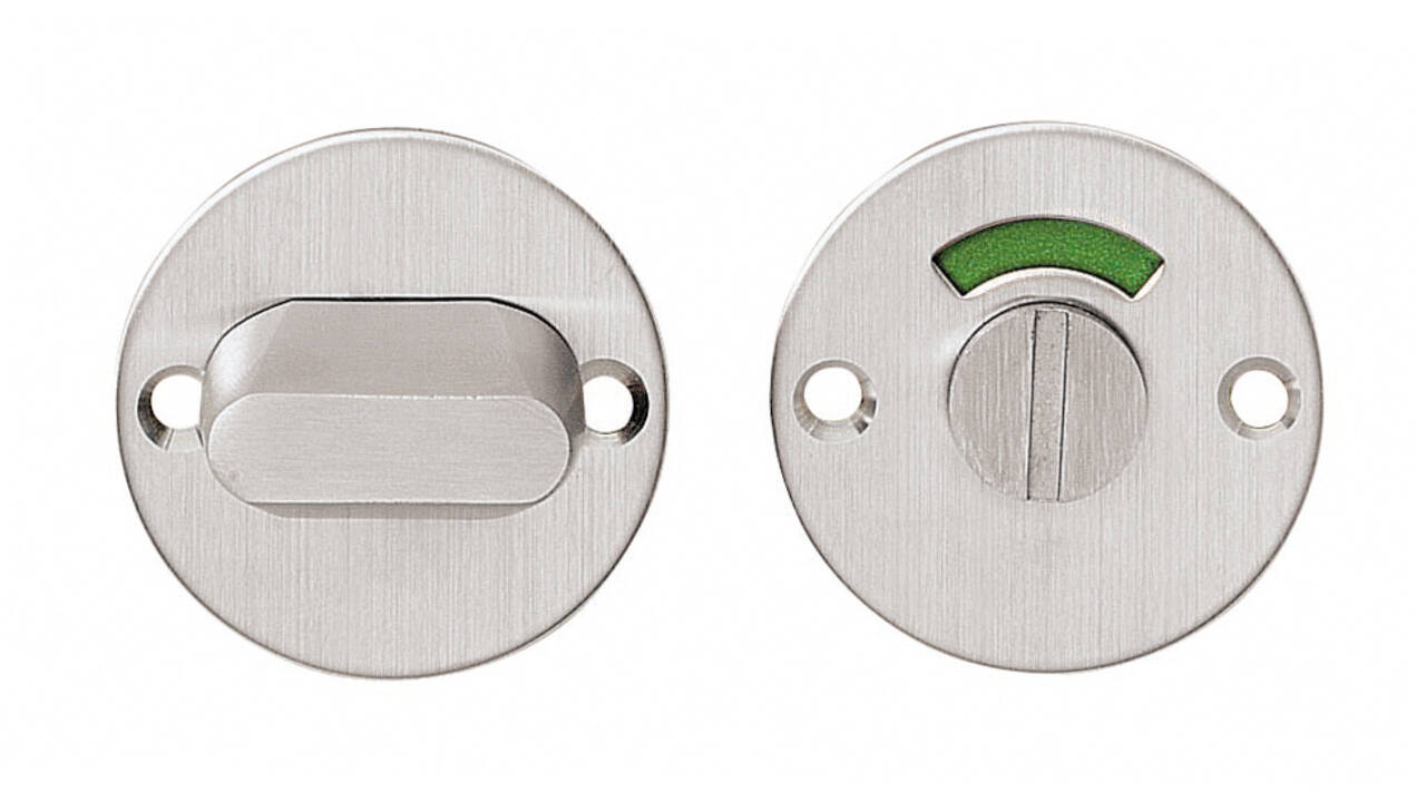 WC-sluiting Ø51x2mm met stift 5x5mm rvs