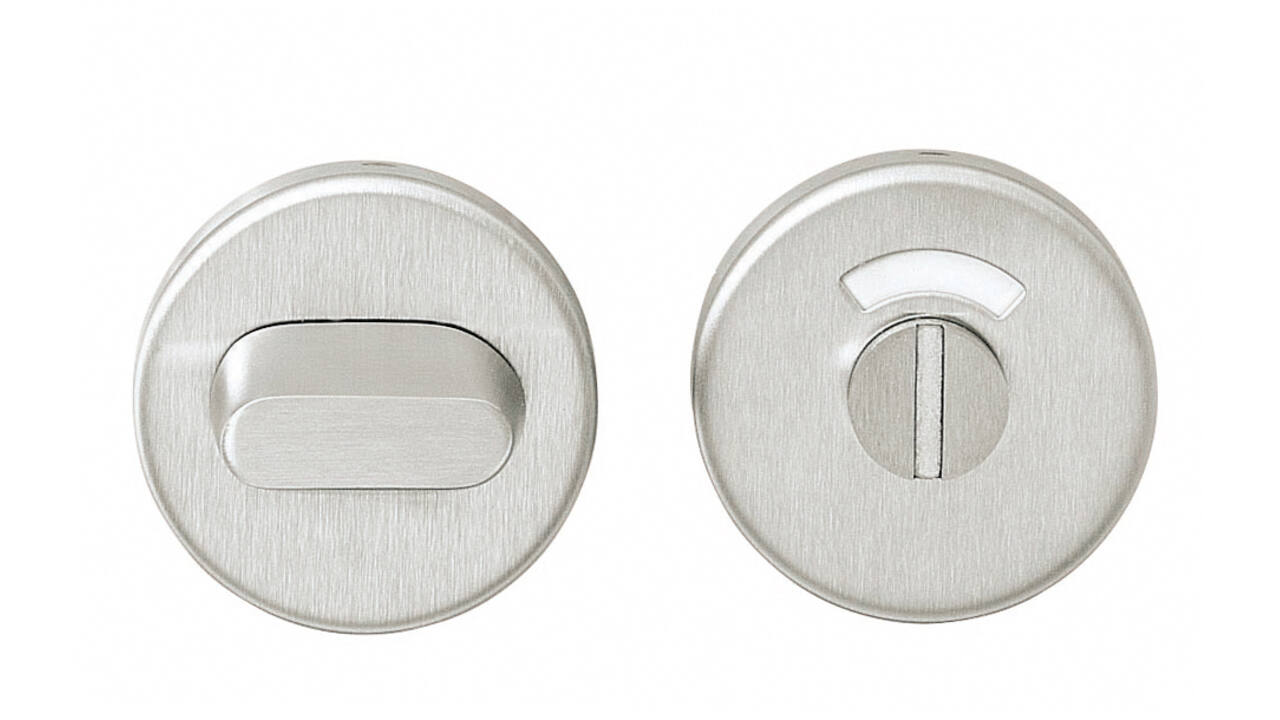 WC-sluiting verdekt ø53x10mm met stift 5x5mm rvs