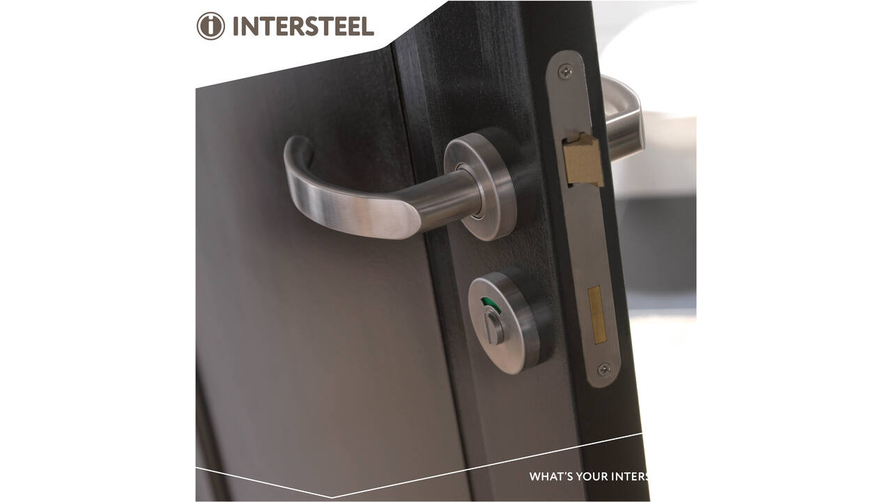 WC-sluiting verdekt ø53x10mm met stift 8x8mm rvs