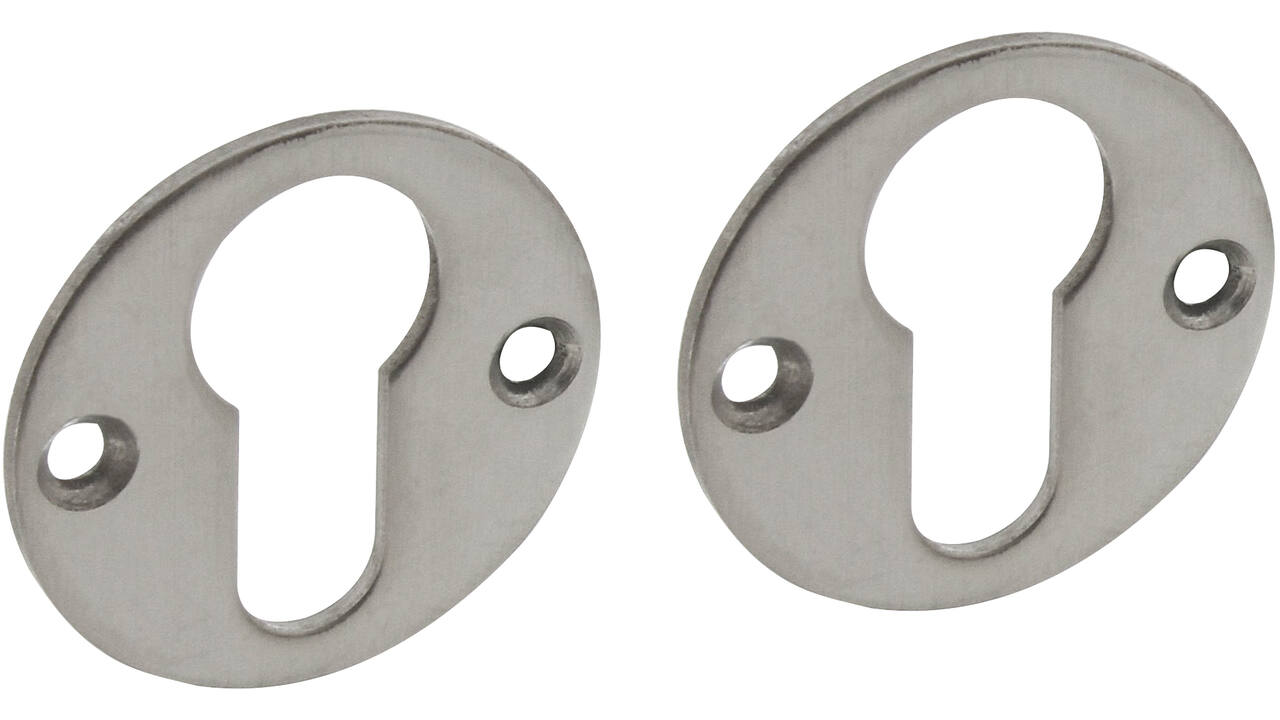 Cilinderrozetten ø42x2mm rvs