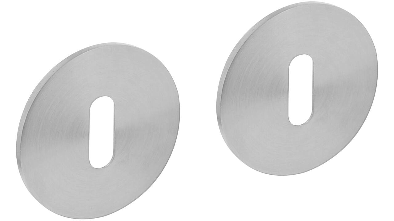 Sleutelrozetten verdekt met magneet ø55x3mm en nokken rvs