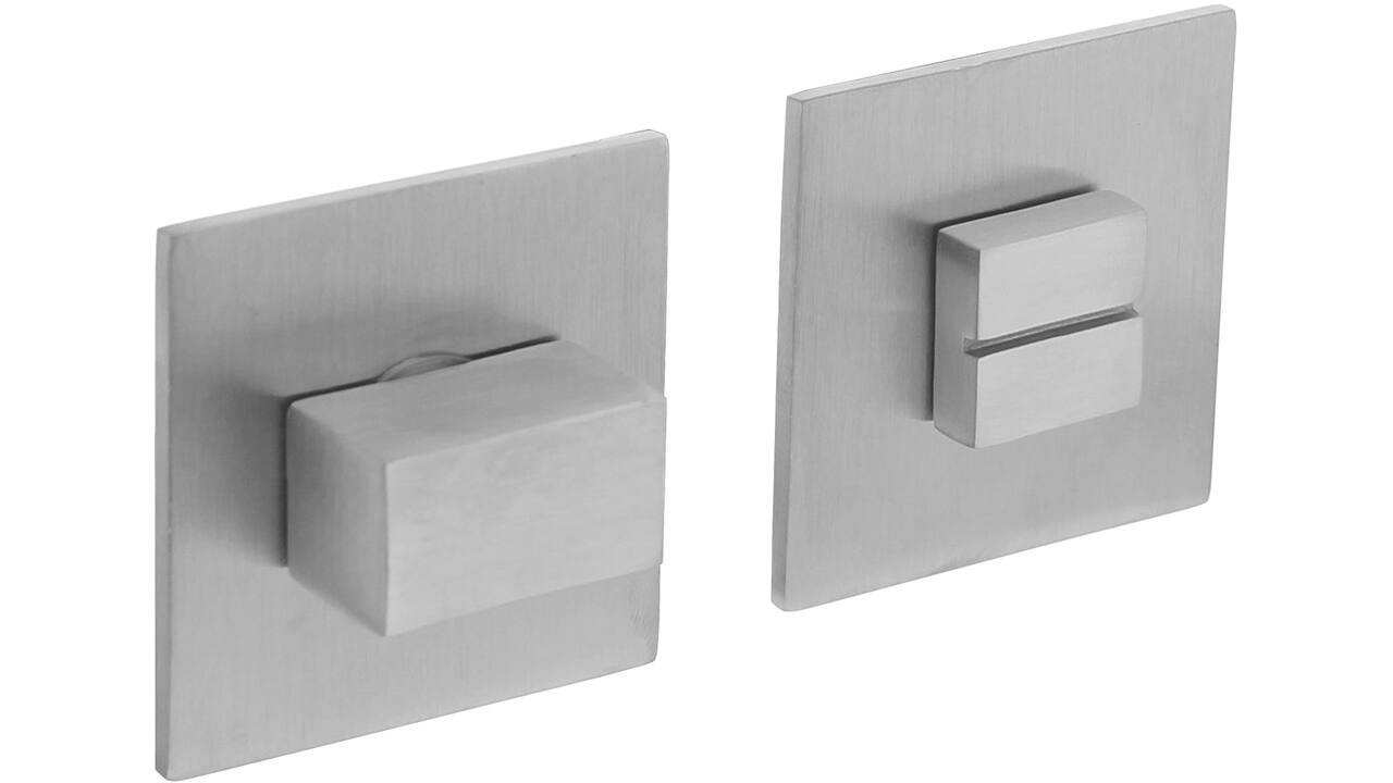 WC-sluiting verdekt met magneet 55x55x3mm met nokken en stift 7x7mm rvs