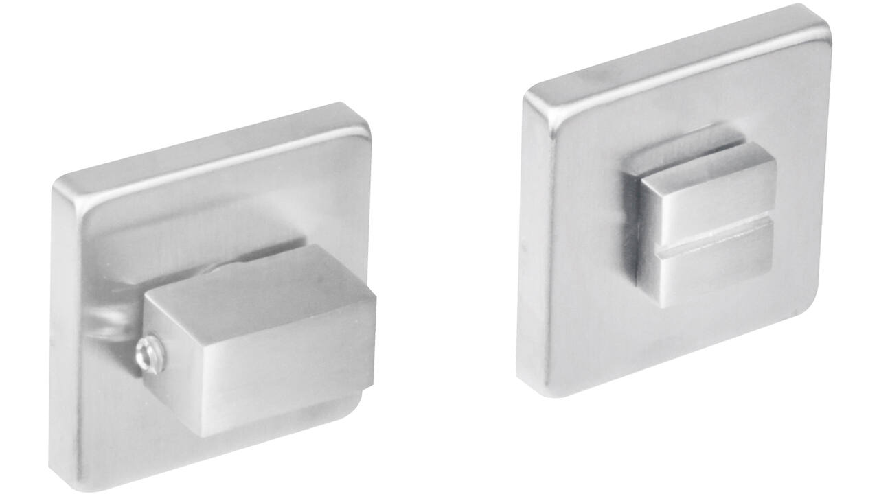 WC-sluiting verdekt 53x53x8mm zonder venster met nokken en stift 6x6mm rvs