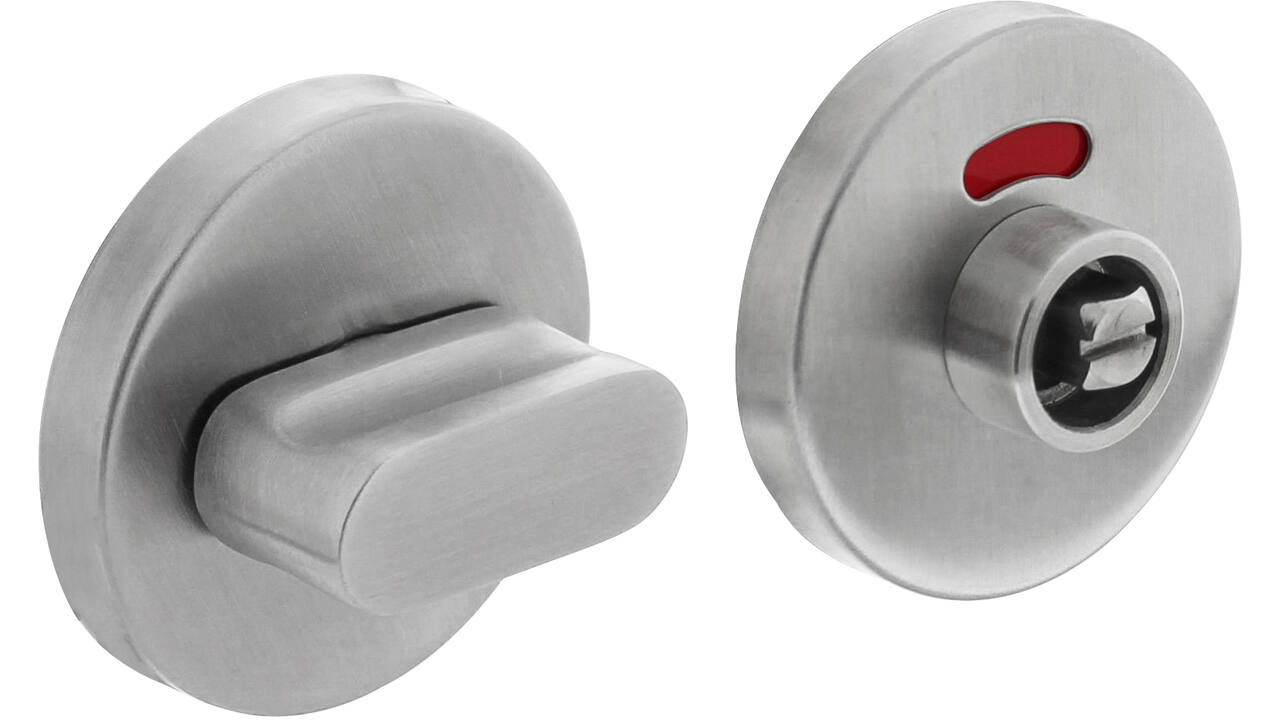 WC-sluiting verdekt ø53x8mm stiftbediening met nokken en stift 8x8mm rvs