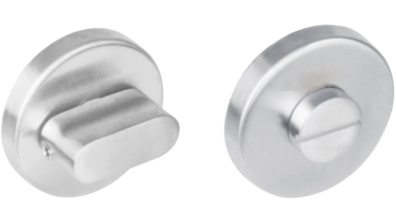 WC-sluiting verdekt ø53x8mm zonder venster met nokken en stift 6x6mm rvs