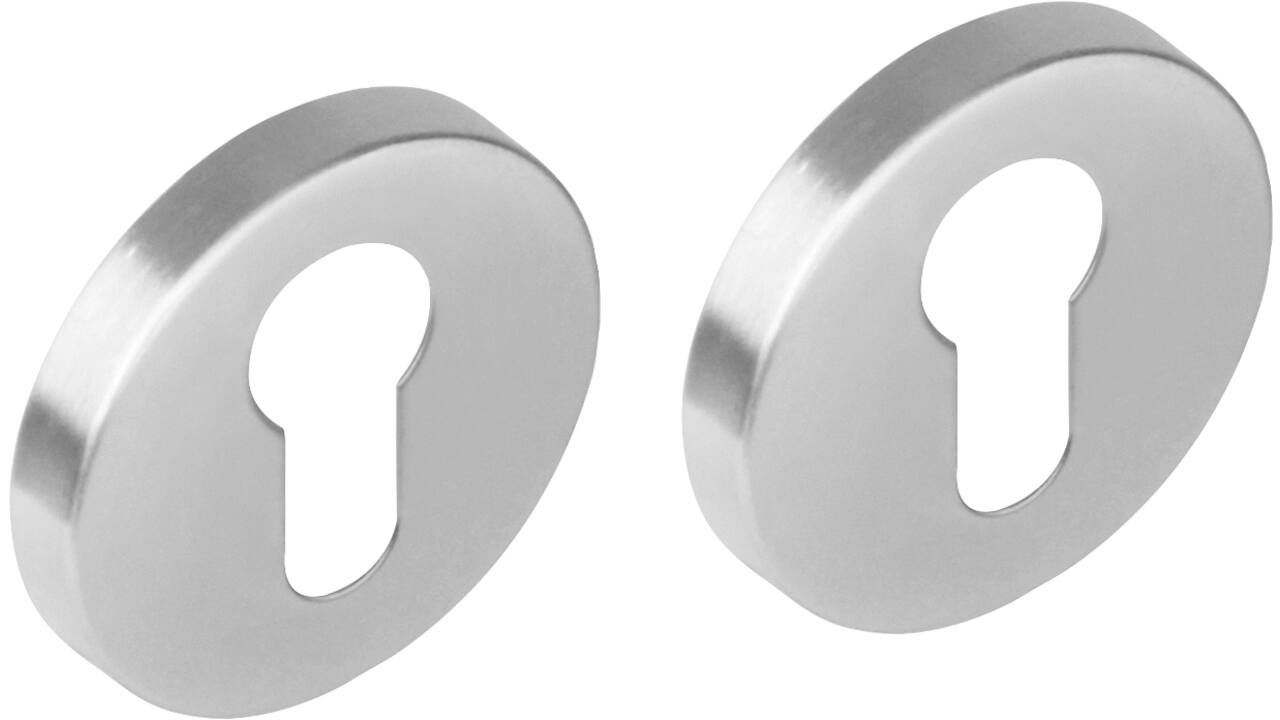 Cilinderrozetten verdekt ATP ø51x10mm met nokken rvs