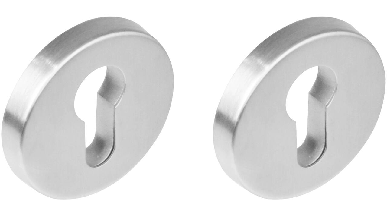 SKG3 veiligheidsrozetten rond verdekt basic ø54x9mm profielcilindergat rvs