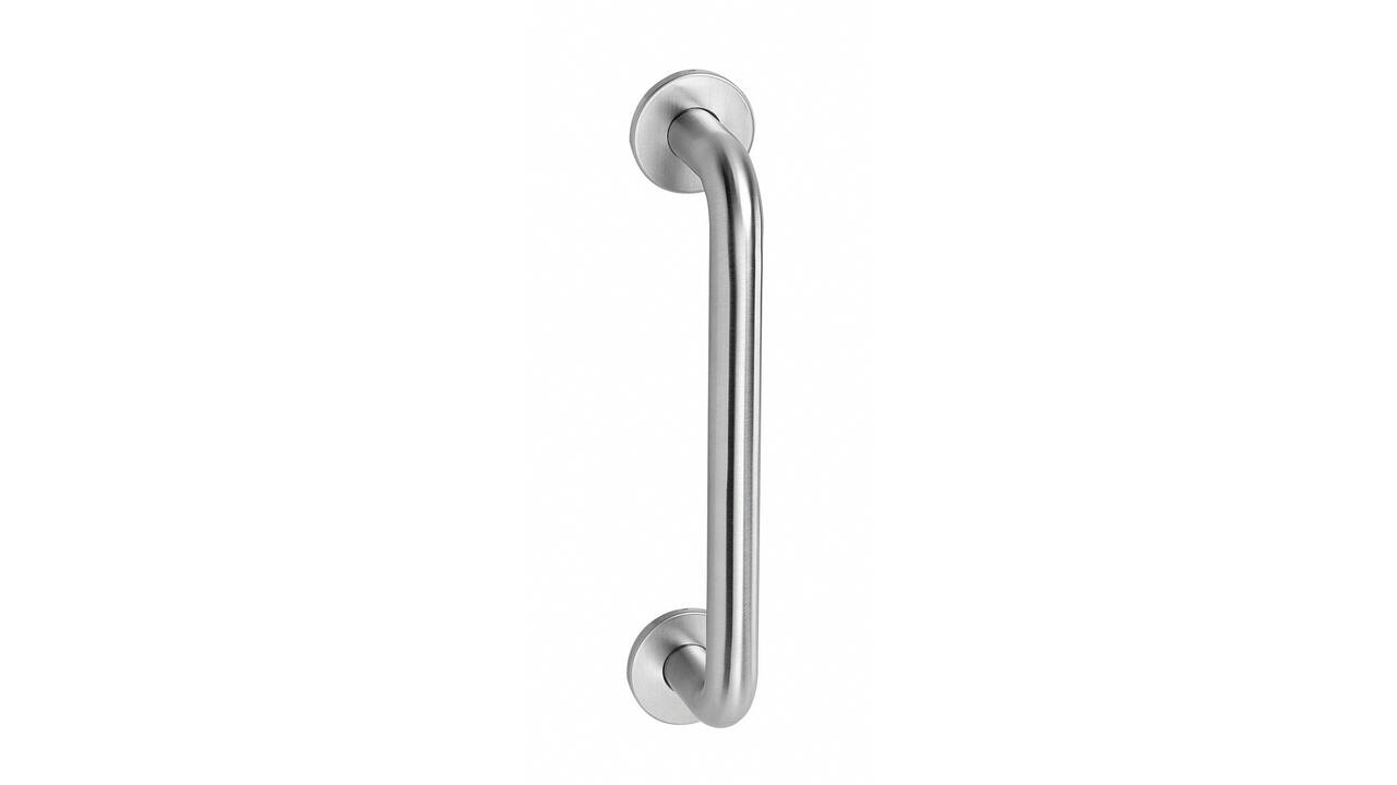 Deurgreep U-vorm 252x62x19mm op rozetten ø45mm rvs