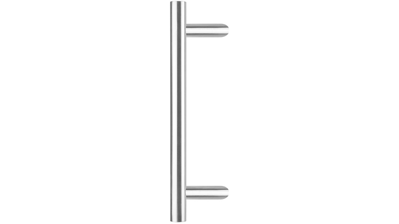 Deurgreep T-schuin 700x85x25mm hart op hart 500mm rvs