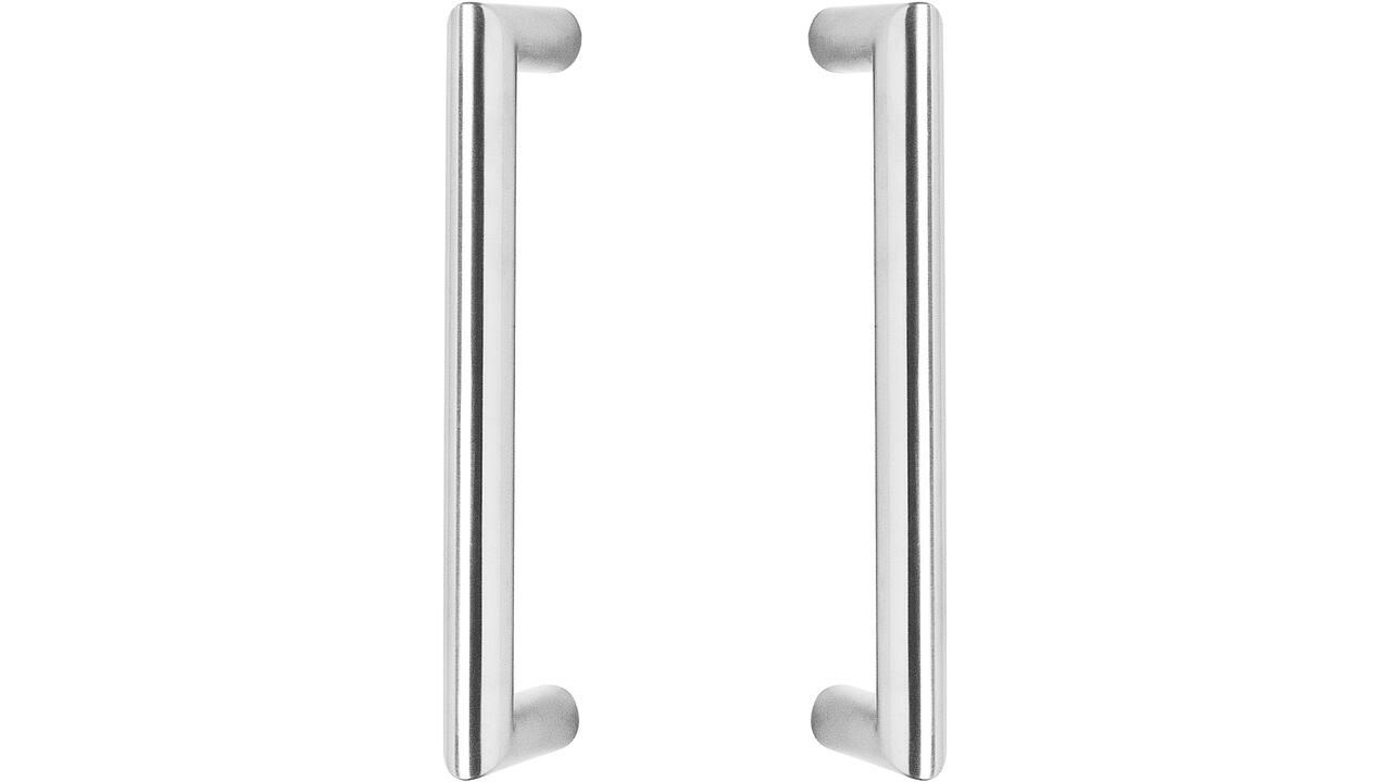 Deurgrepen Hoek 90° 220x65x20mm hart op hart 200mm rvs