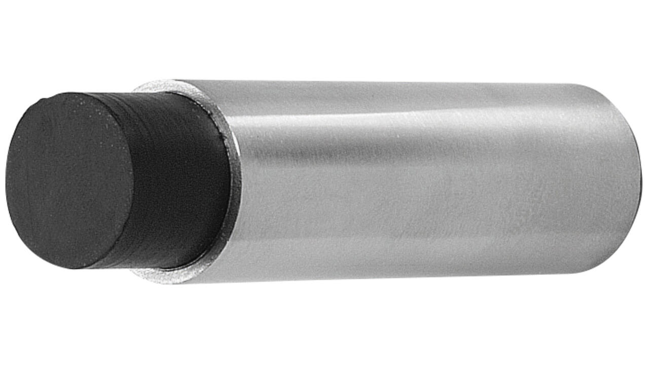 Deurstop ø22x80mm wandmontage rvs