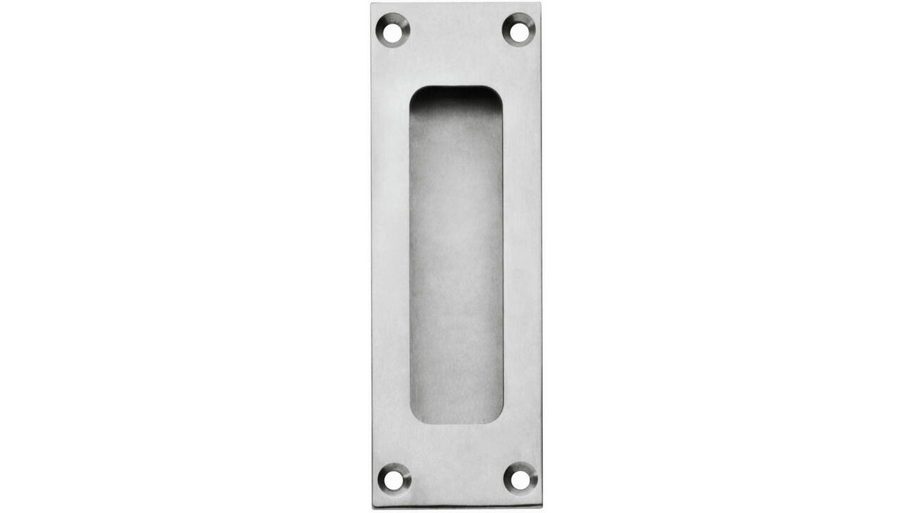 Schuifdeurkom rechthoekig 120x40mm opschroevend rvs
