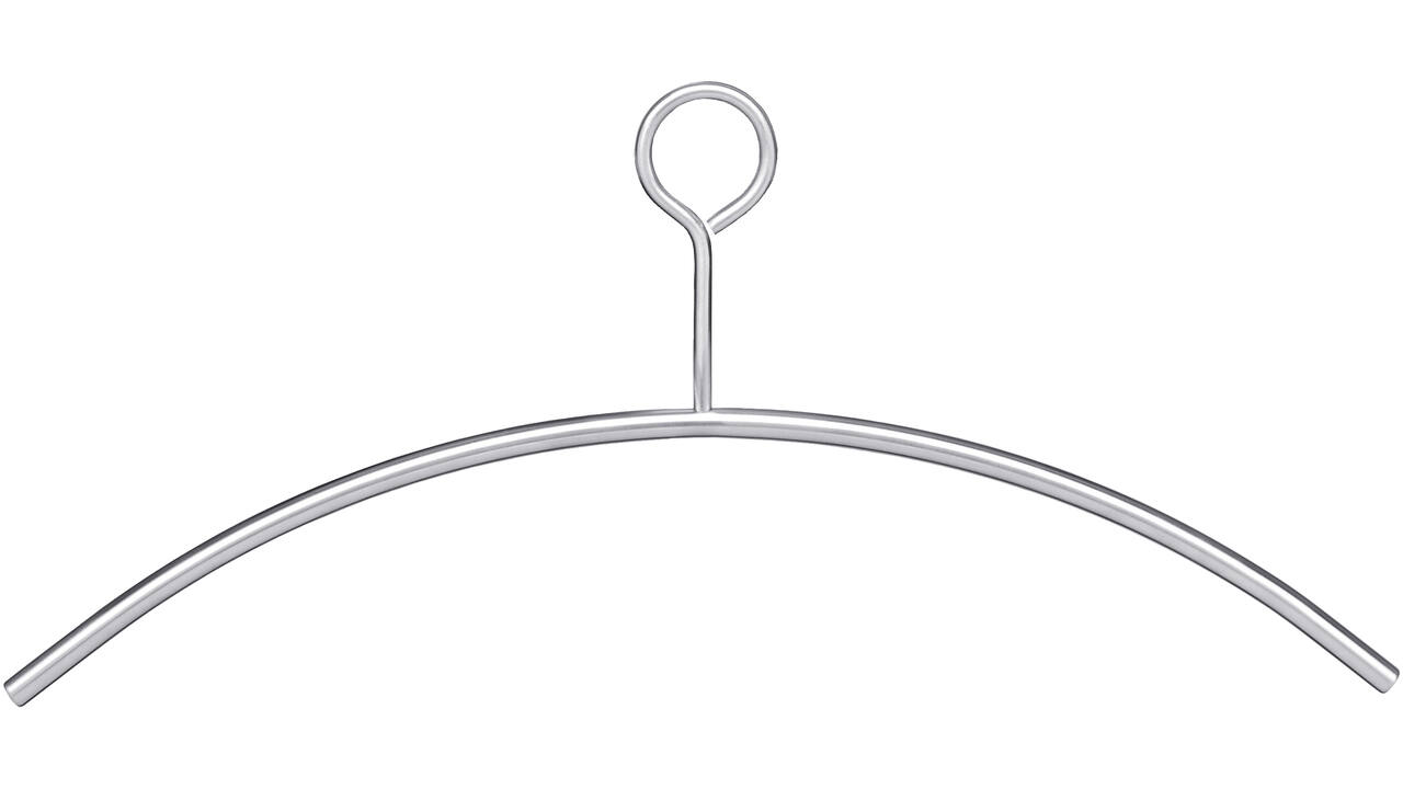 Kledinghanger ø10mm met dicht oog rvs