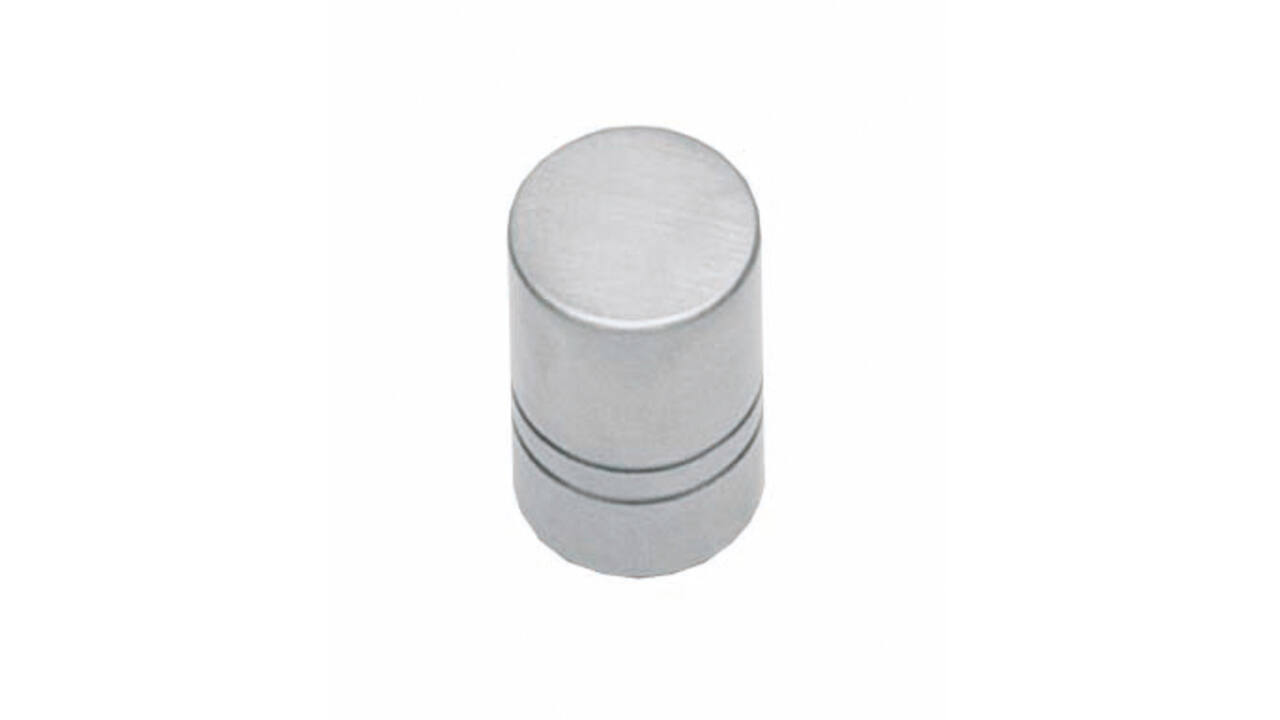 Meubelknop recht ø13mm rvs