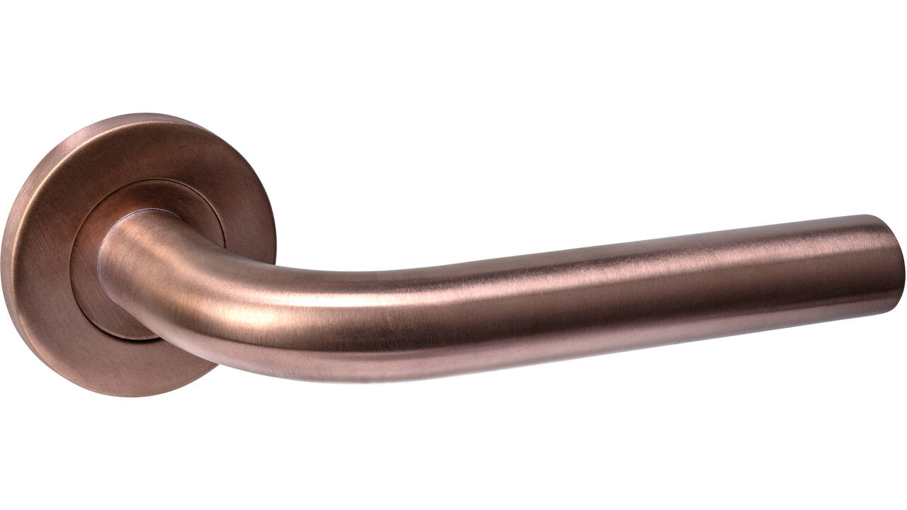 Gatdeel rechts Q 02 op rozet verdekt ø52x6mm PVD brons