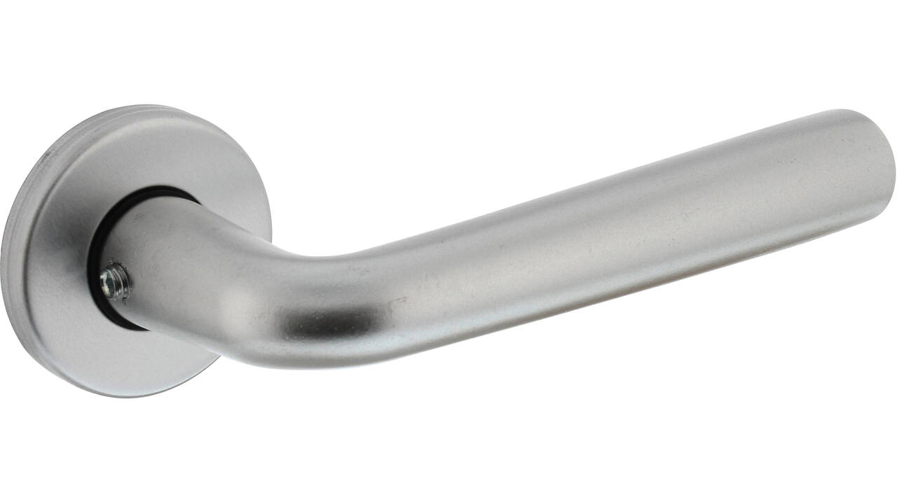 Deurkruk Conisch met rozet verdekt ø50x7mm met nokken aluminium F1