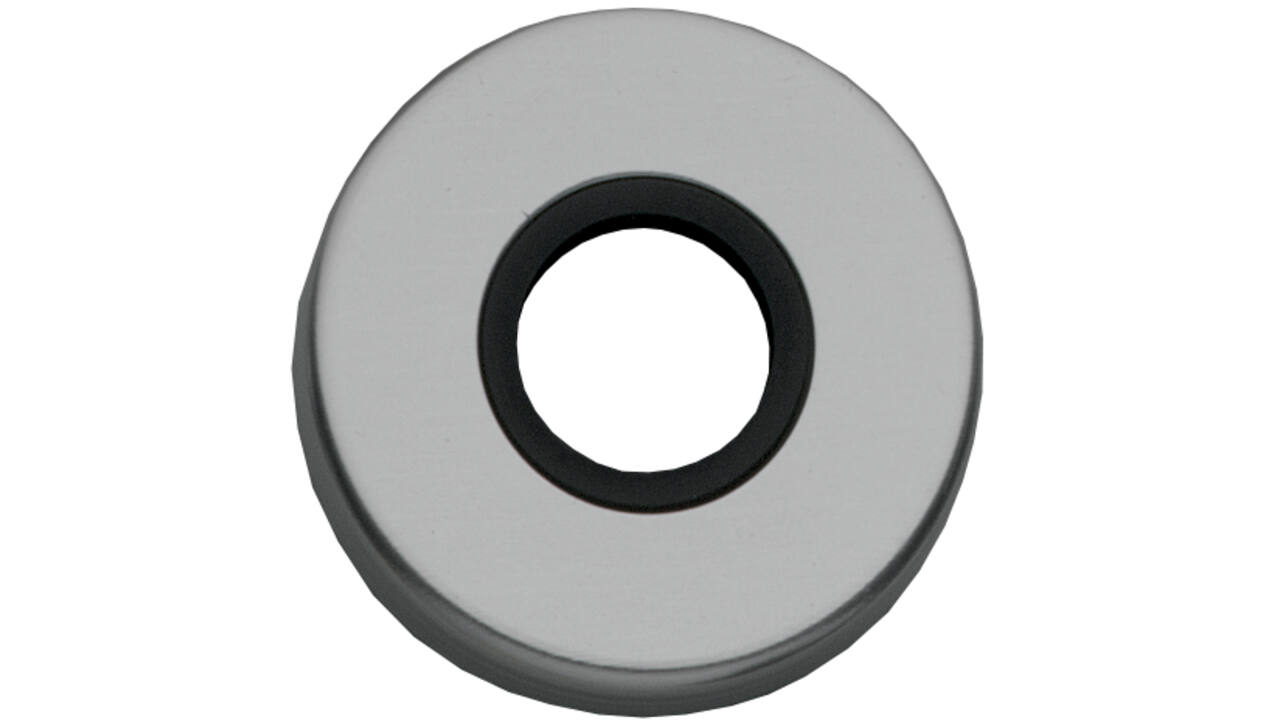 Rozetten verdekt ø50x7mm met nokken aluminium F1