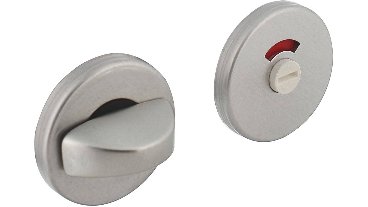 WC-sluiting verdekt ø50x7mm met nokken en stift 8x8mm aluminium F1