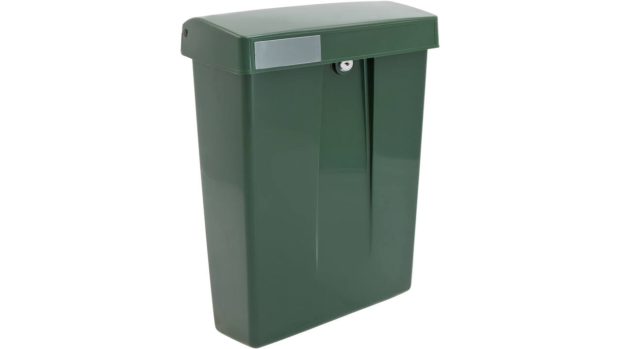Postkast SUMMUS kunststof met slot (2 sleutels) groen RAL 6009