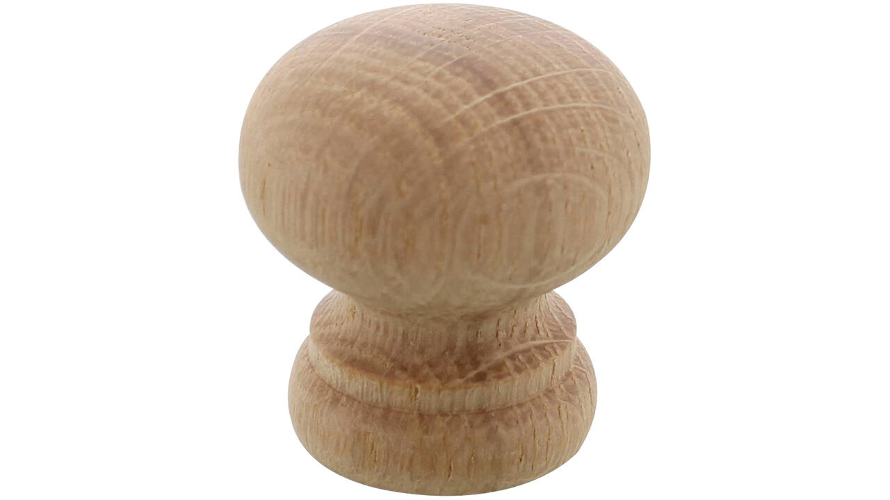 Meubelknop paddenstoel ø30mm eikenhout