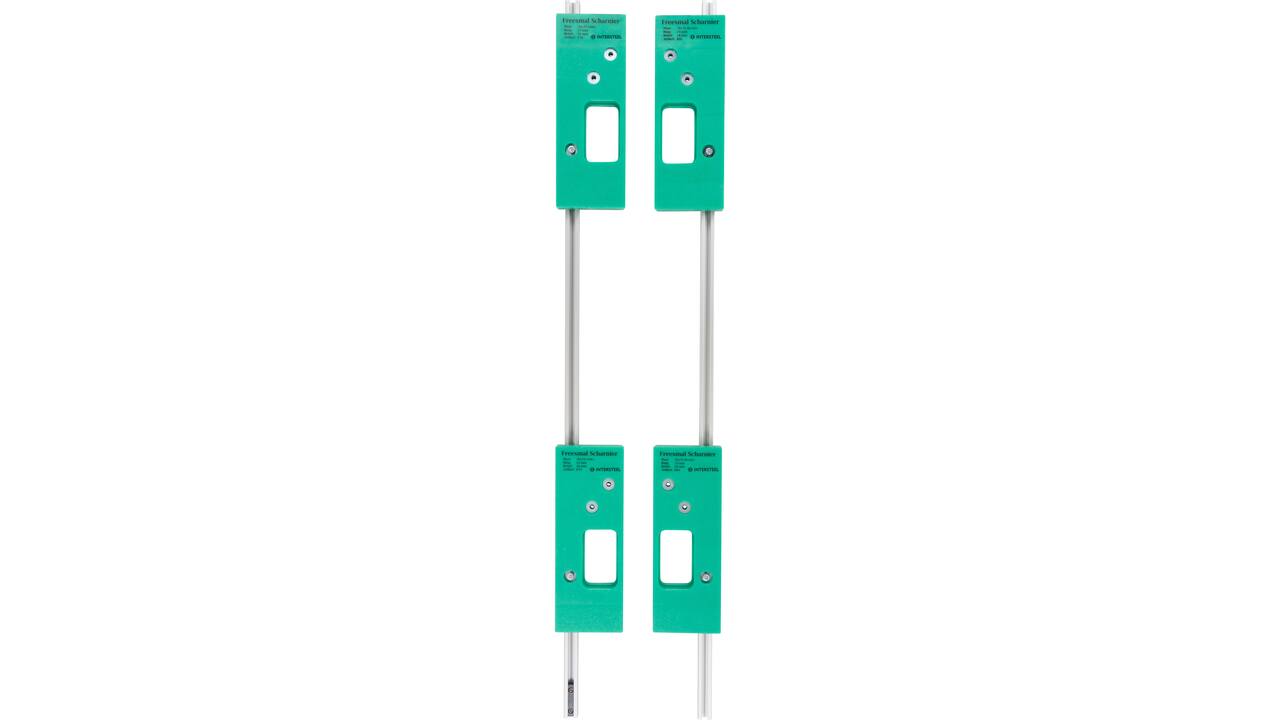 Freesmalset 2x 1000mm 4-delig tbv 4 bladscharnieren 76x76mm