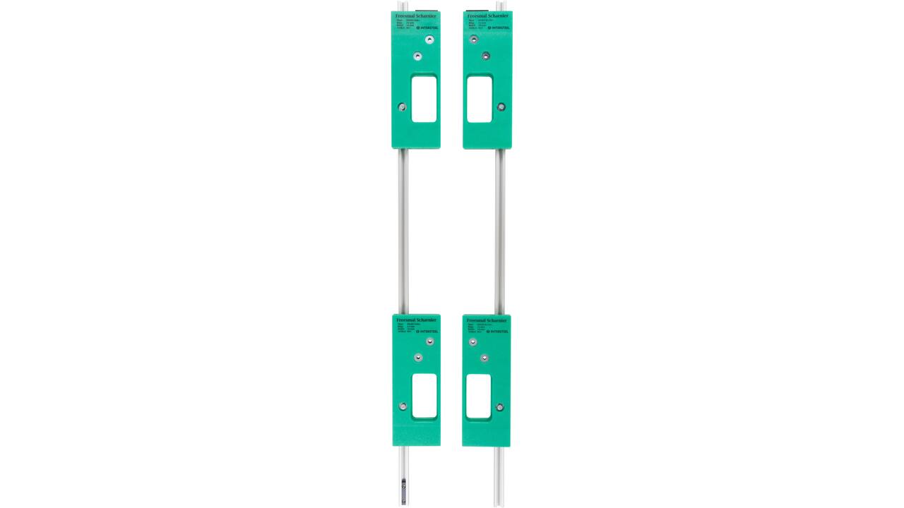 Freesmalset 2x 1000mm 4-delig tbv 4 bladscharnieren 89x89mm